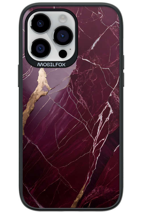Burgundy Marble - Apple iPhone 14 Pro Max