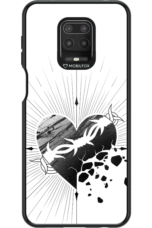Fekete Szív - Xiaomi Redmi Note 9 Pro