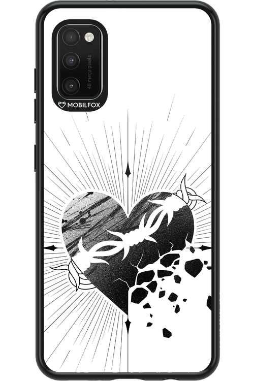 Fekete Szív - Samsung Galaxy A41