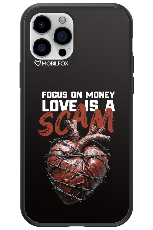 Focus on money, love is a scam - Apple iPhone 12 Pro