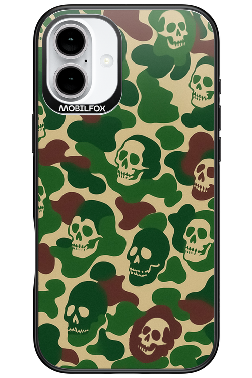 Camo Skull - Apple iPhone 16 Plus