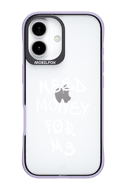 Need M3 Transparent White - Apple iPhone 17