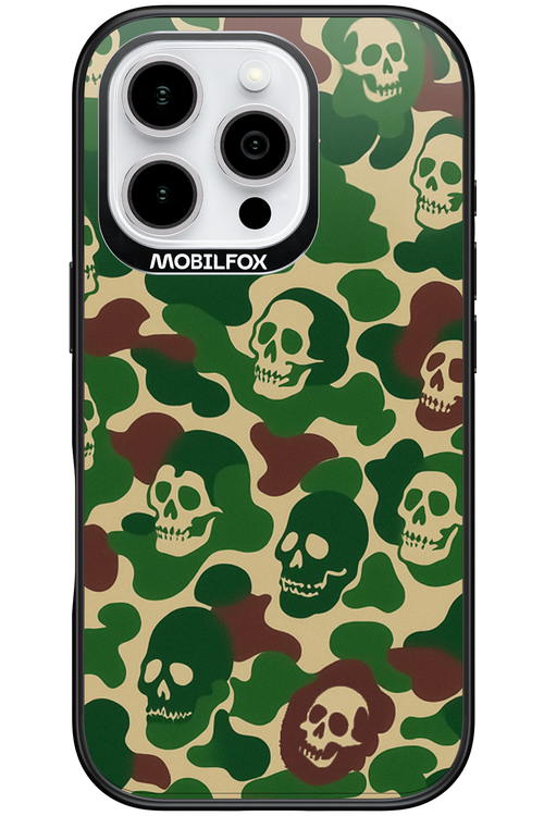 Camo Skull - Apple iPhone 16 Pro