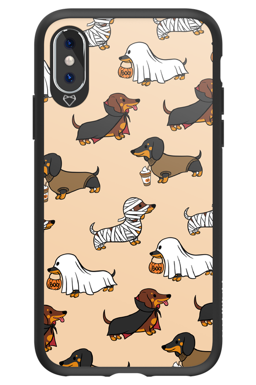 Scary Dachshund - Apple iPhone XS