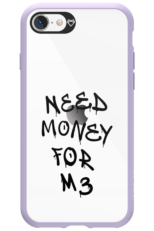 Need M3 Transparent Black - Apple iPhone SE 2022