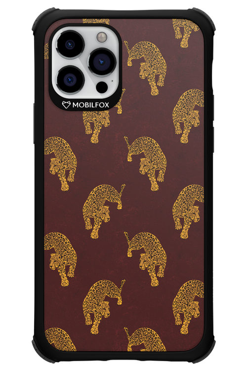 Burgundy Leopard Pattern - Apple iPhone 12 Pro