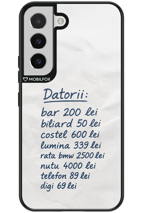 The List - Samsung Galaxy S22