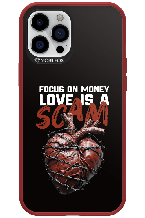 Focus on money, love is a scam - Apple iPhone 12 Pro Max