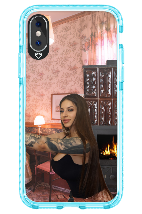 Tattooed Flame - Apple iPhone X