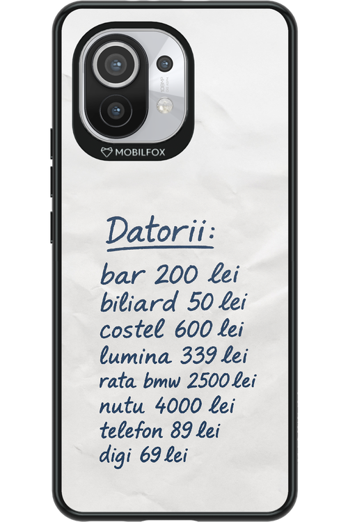 The List - Xiaomi Mi 11 5G