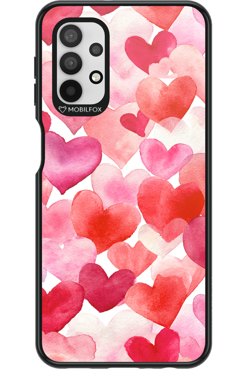 Water Painted Heart - Samsung Galaxy A32 5G
