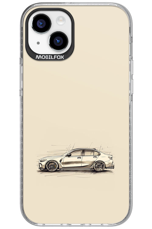 Sketch Car - Apple iPhone 15 Plus