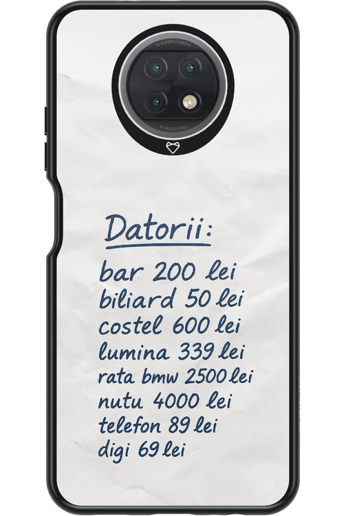 The List - Xiaomi Redmi Note 9T 5G