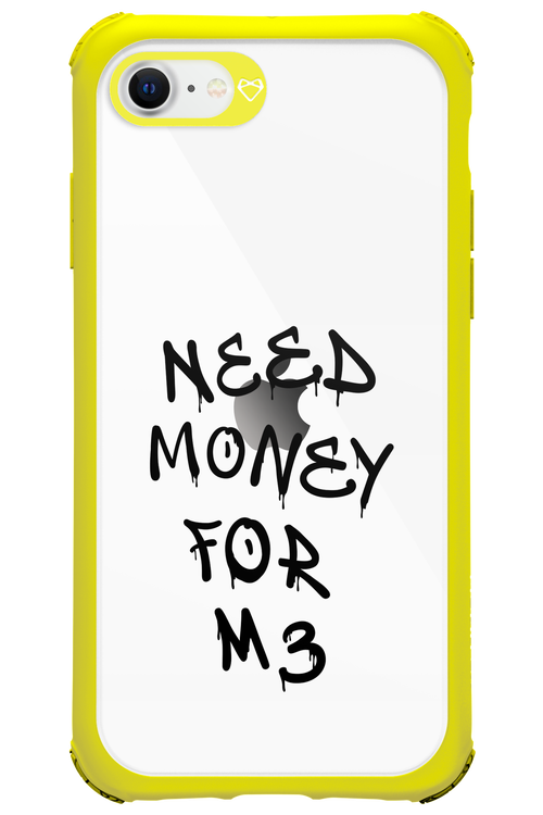 Need M3 Transparent Black - Apple iPhone SE 2022