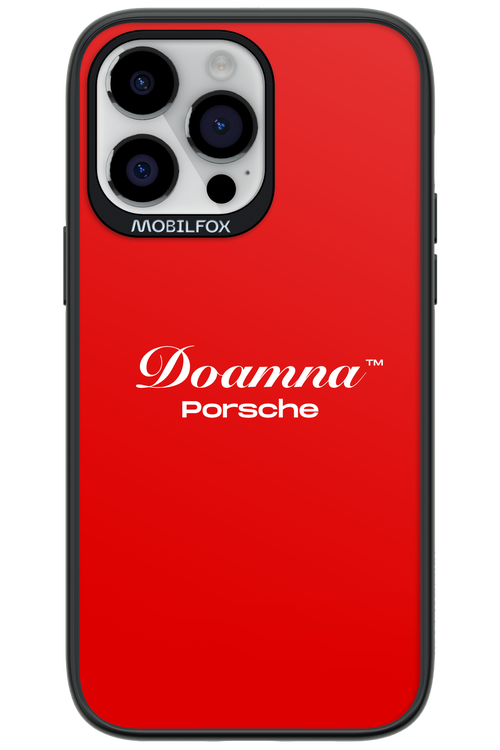 Doamna Porsche (red) - Apple iPhone 14 Pro Max