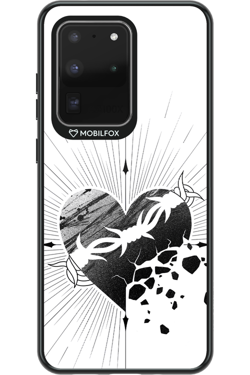 Fekete Szív - Samsung Galaxy S20 Ultra 5G