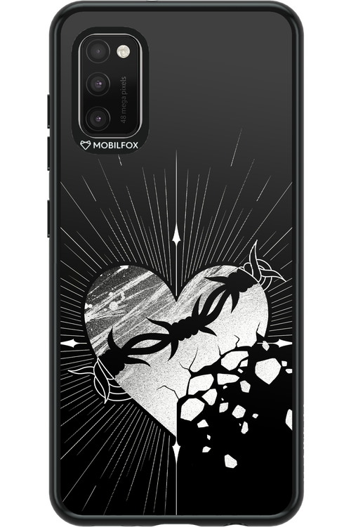 Fehér Szív - Samsung Galaxy A41