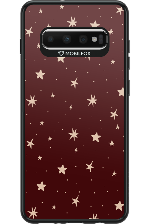 Burgundy Stars - Samsung Galaxy S10+