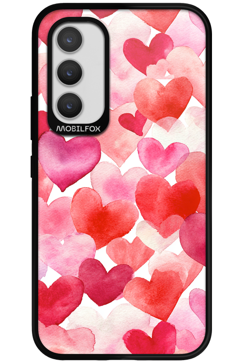 Water Painted Heart - Samsung Galaxy A34