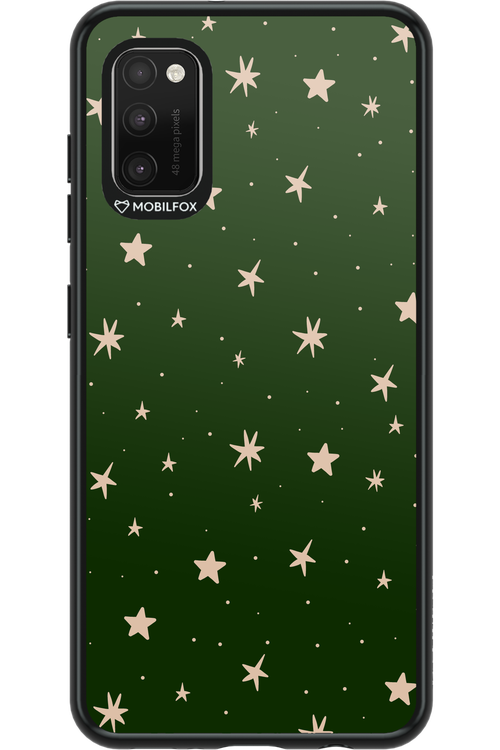 Forest Green Stars - Samsung Galaxy A41