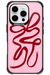 Burgundy Bow - Apple iPhone 16 Pro