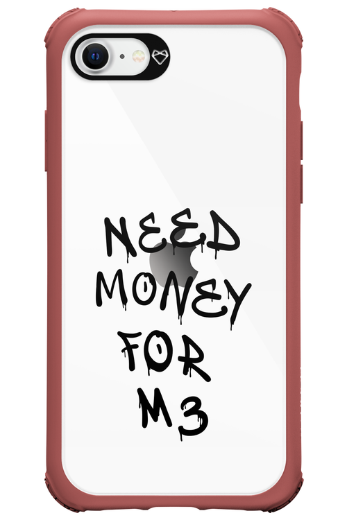 Need M3 Transparent Black - Apple iPhone SE 2022