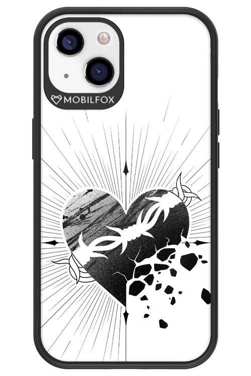 Fekete Szív - Apple iPhone 13