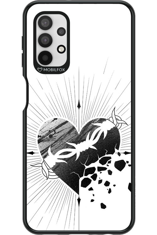 Fekete Szív - Samsung Galaxy A32 5G