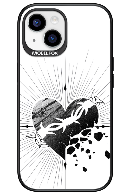 Fekete Szív - Apple iPhone 15