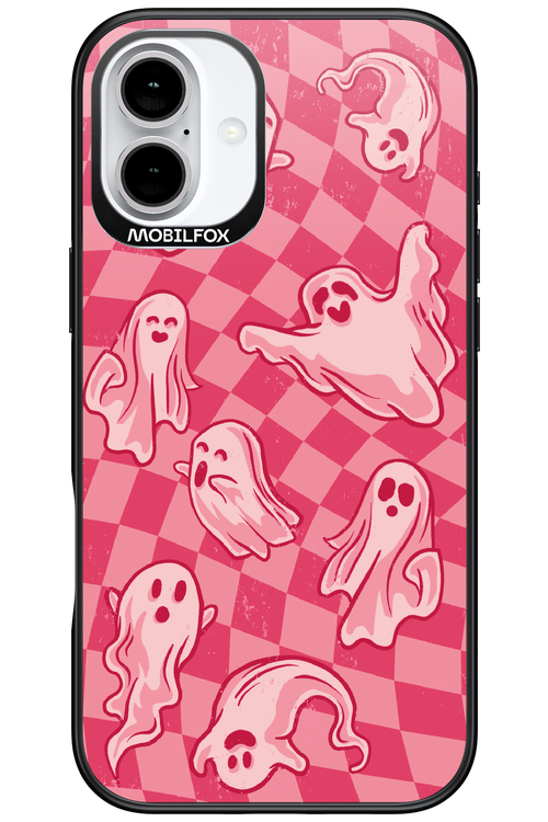 Strawberry Ghosts - Apple iPhone 16 Plus