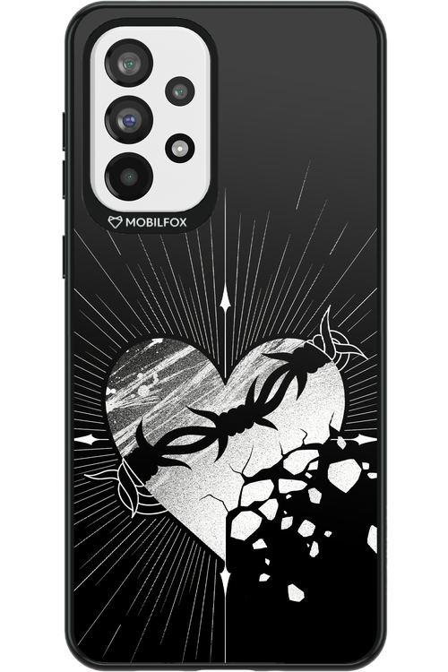 Fehér Szív - Samsung Galaxy A73