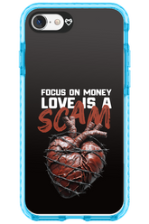 Focus on money, love is a scam - Apple iPhone 8