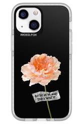 Flower Black - Apple iPhone 13 Mini