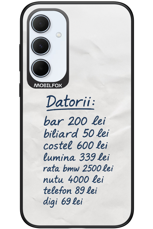 The List - Samsung Galaxy A35