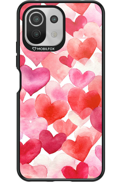 Water Painted Heart - Xiaomi Mi 11 Lite (2021)