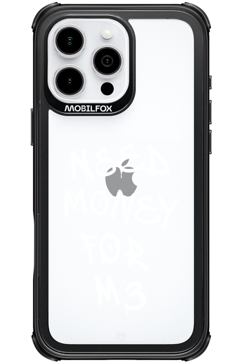 Need M3 Transparent White - Apple iPhone 16 Pro Max