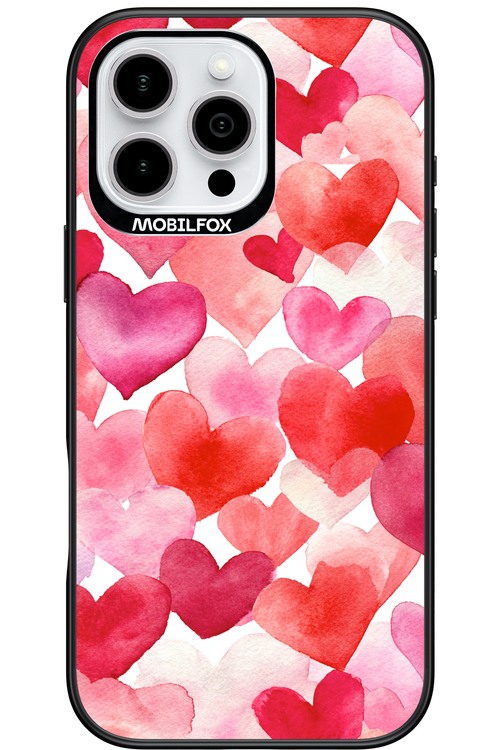 Water Painted Heart - Apple iPhone 16 Pro Max