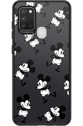 Iconic Mouse (antracite pattern) - Samsung Galaxy A21 S