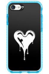 Heart Black - Apple iPhone SE 2020