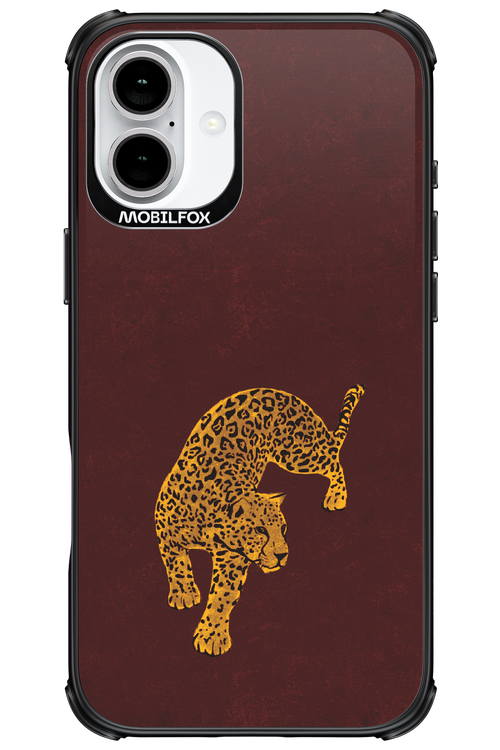 Burgundy Leopard - Apple iPhone 16 Plus