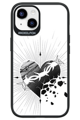 Fekete Szív - Apple iPhone 14