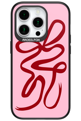 Burgundy Bow - Apple iPhone 15 Pro