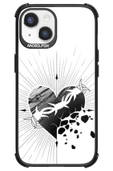 Fekete Szív - Apple iPhone 14