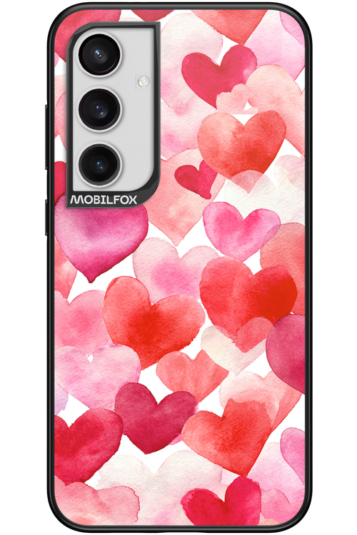 Water Painted Heart - Samsung Galaxy S24+
