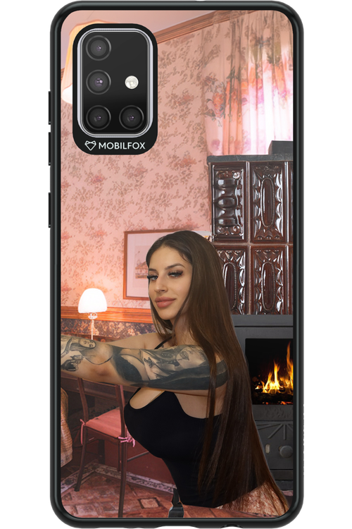 Tattooed Flame - Samsung Galaxy A71
