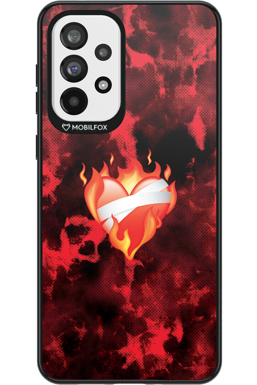 Lava Red - Samsung Galaxy A73