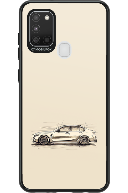 Sketch Car - Samsung Galaxy A21 S