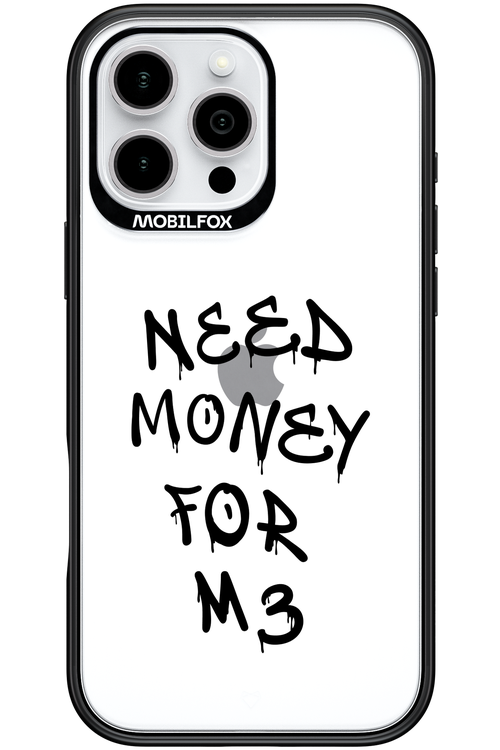 Need M3 Transparent Black - Apple iPhone 16 Pro Max