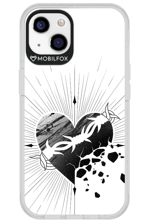 Fekete Szív - Apple iPhone 13