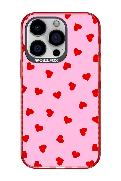 Sprinkle Heart Pink - Apple iPhone 13 Pro